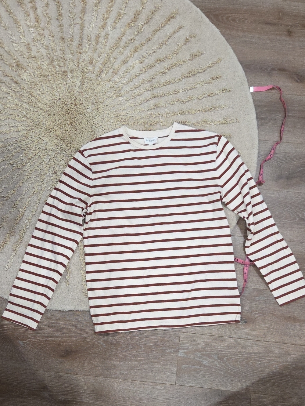 Octobre Editions Striped Long Sleeve Crewneck